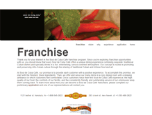 Tablet Screenshot of franchise.souldecuba.com