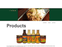 Tablet Screenshot of products.souldecuba.com